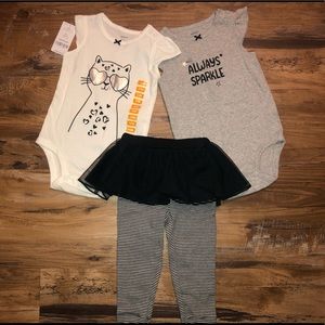 NWT Carter’s Toddler Girl Outfit Size 12 Months